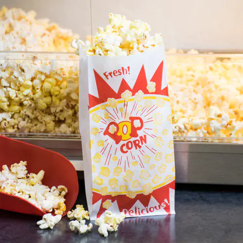 custom printgreaseproof bulkwholesale logo microwaveable paper large bag popcorn
