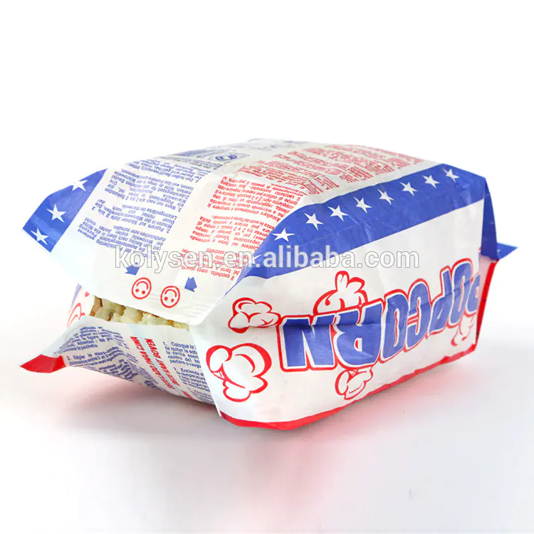 microwave use popcorn bag for popcorn packaging