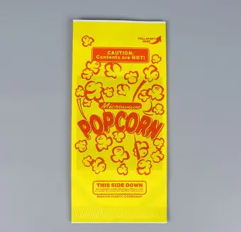 Microwave popcorn paper greaseproof bags