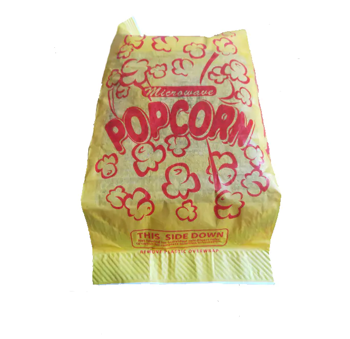 custom microwave popcorn bags packaging