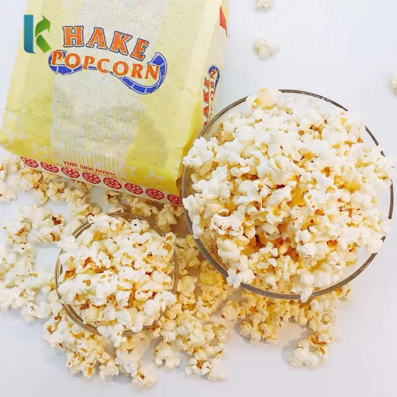 New Sealable Large Microondas Corn Kraft Para Bulk Logo Factory Bolso Popcorn Printed Bag