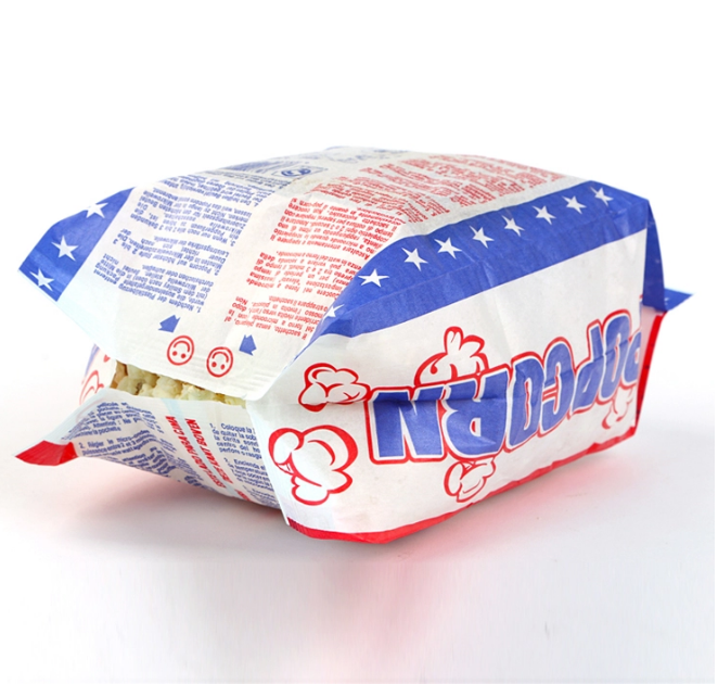 Custom printing microwave popcorn paper bag