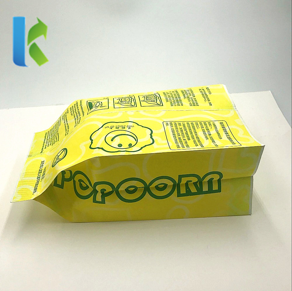 Hot Selling Oil-Resistant Disposable Microwave Popcorn Packaging Bags