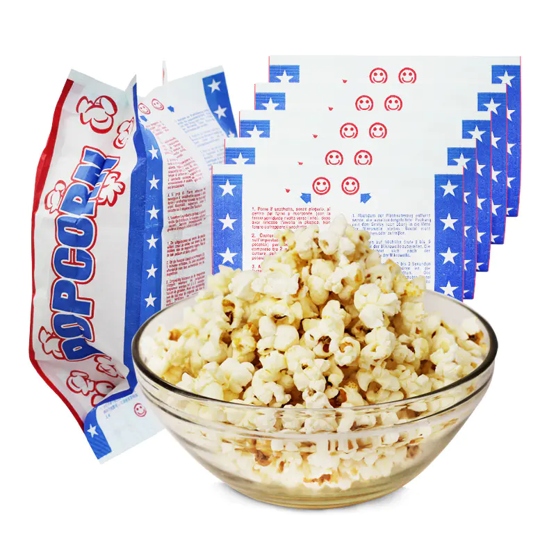 customized greaseproof custom microwave popcorn bag
