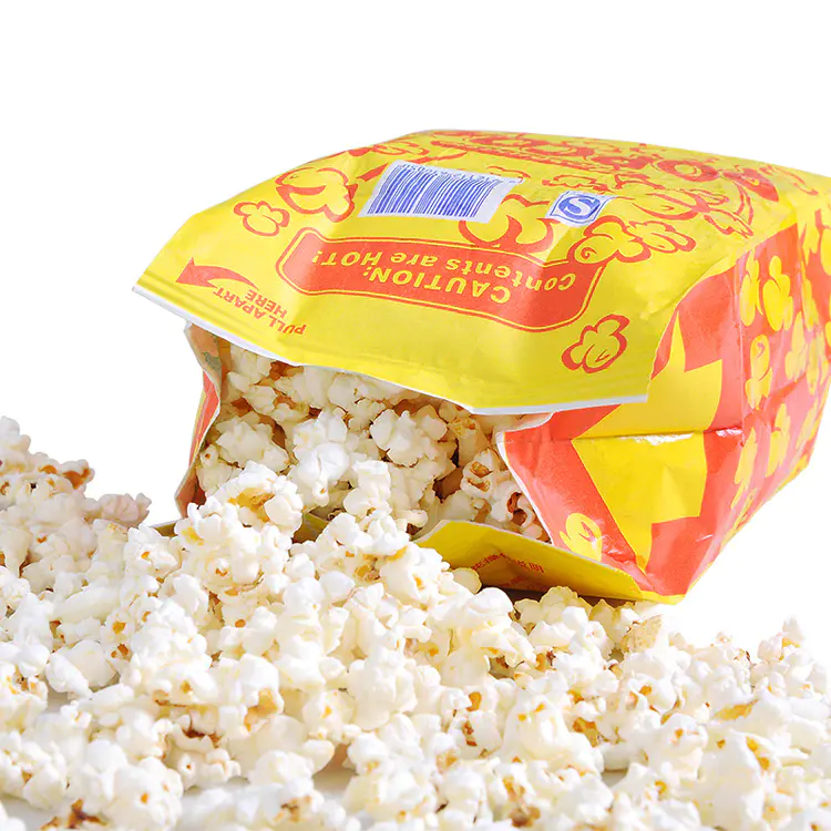 Direct Factory Price Excellent Oil Proof Microwavable Popcorn Pack Bag with Custom Printing