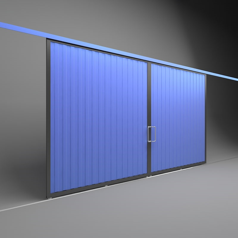 industrial gate cheap industrial sliding doors from China factory