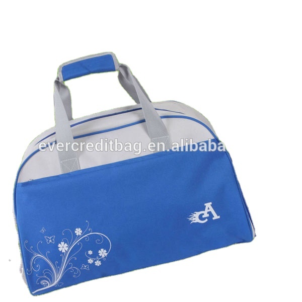 600D Polyester Sport Bag with Shoe Compartment