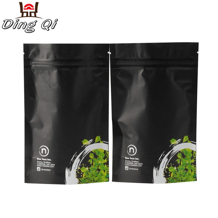 Custom printed foil laminated mylar smell proof weed packaging bags