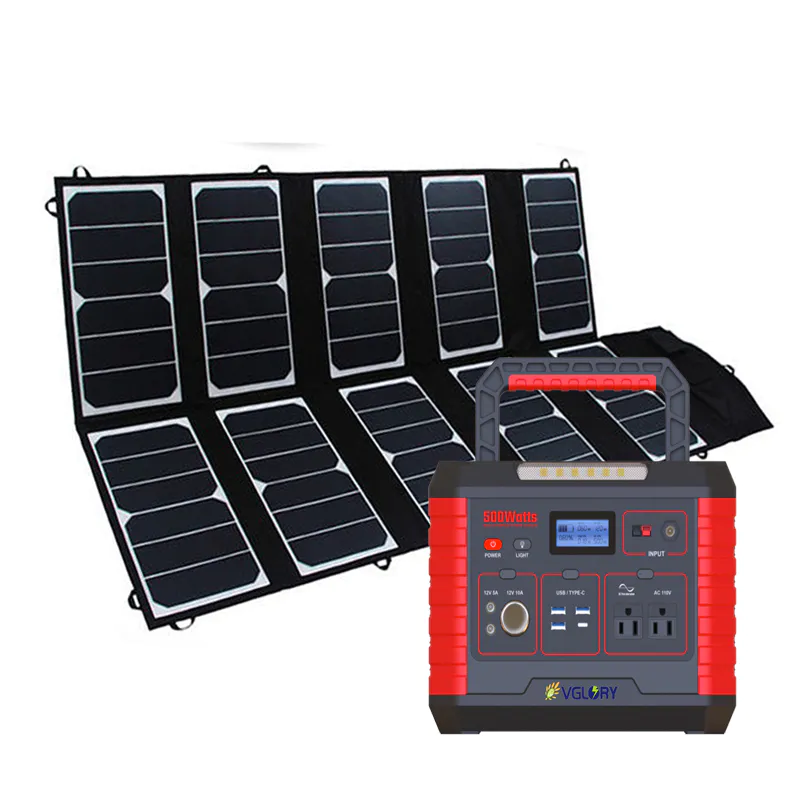 For Security Small Power Camping Outdoor 300w All In One Portable Mini Home Generator Solar Energy System