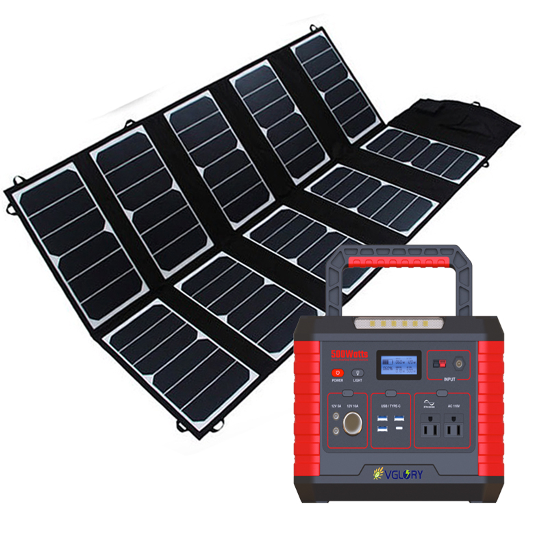 300w Mobile Rechargeable Lithium-ion Battery Portable Energy Storage Box With Inverter 220v Solar System