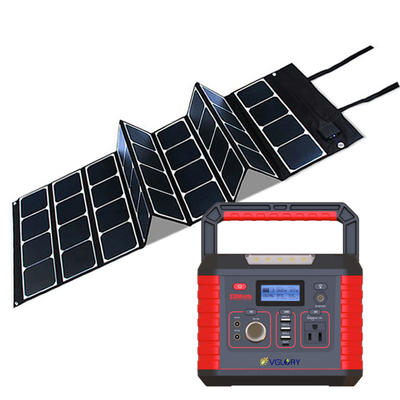 Use Small Portable 300w 200 Watt Outdoor Supply 220v500w Off-grid Panel Solar Power Home Light System