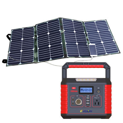 Emergency Energy Storage 200w 300w System Portable Battery Batteries 12v Solar Generator 110v