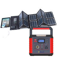 1 Kw Complete Off-grid 1000w Home For Camping Portable Mobile Battery 700w Off Grid 1kw Solar System