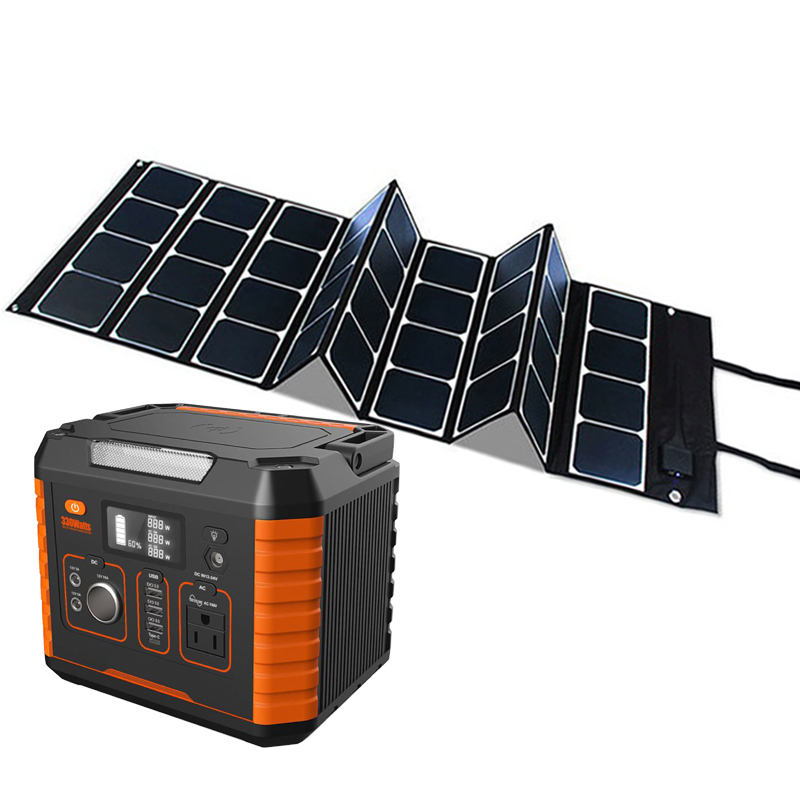 Led Mini Flexibility Camping Battery Home Application 300w 200w Ac Portable Generator Solar Energy Power