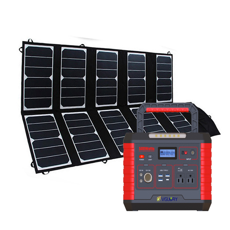 Small Renewable Home Use 300w Solar 150w Portable Panel Mobile Minimalism Style Appearance Energy System
