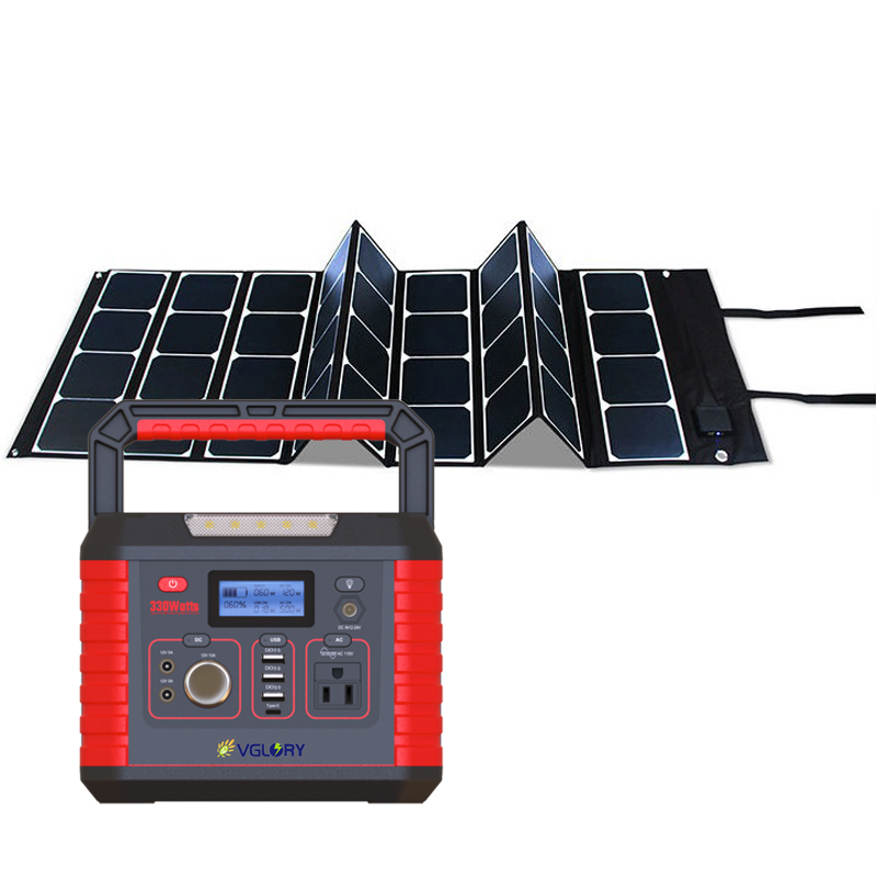 Supply 300w 220v500w Off-grid 346.3wh Intelligent Panel 200wh Lithium Solar Power Home Light System