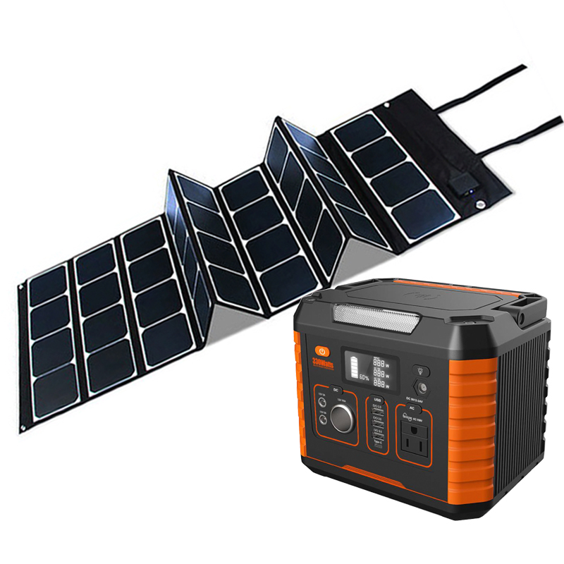 Inverter Generator Generating Systems 500w 1000w Full Portable Power Home Lighting System Energy Solar Camp Kit