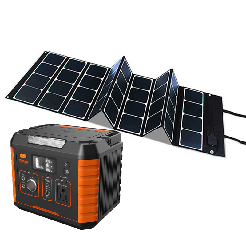 Inverter Home Use Pack Battery Phone Charger 300w Mobile Power Bank Solar Backup Station