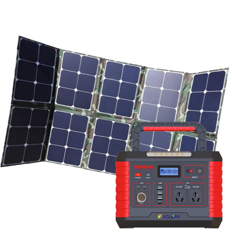 Ac Dc Electrical Small Green And Environmental Protection 300w 500w 1000w Solar Portable Renewable Electric System