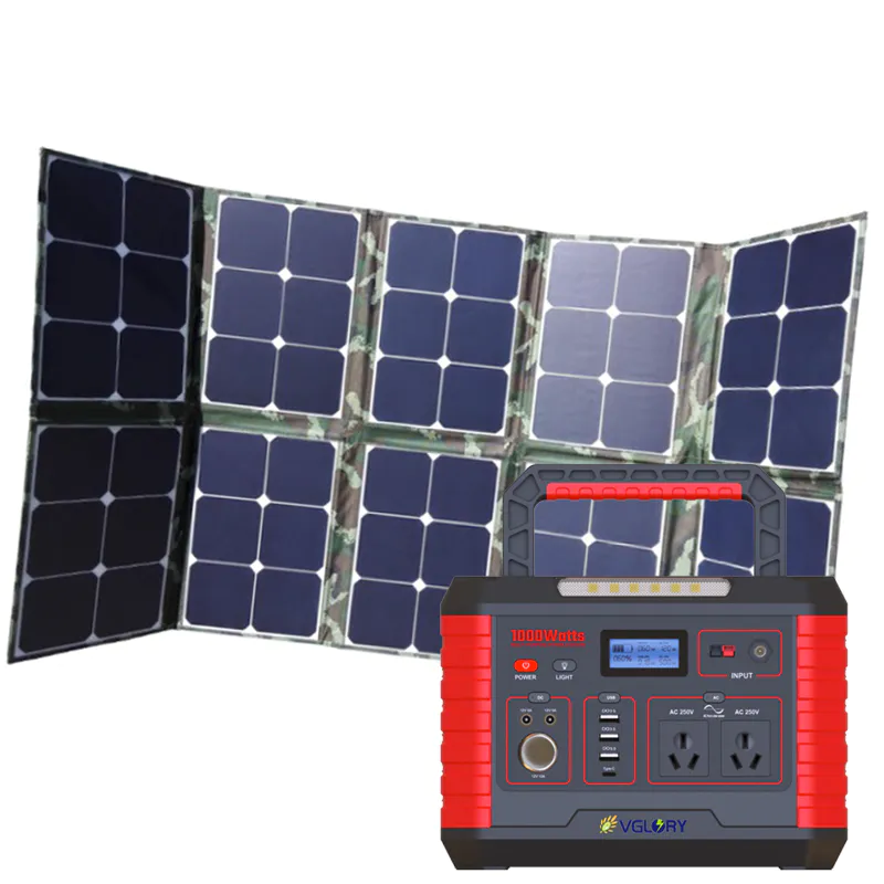 300w 500w 1000w 12v Home solar power system portable
