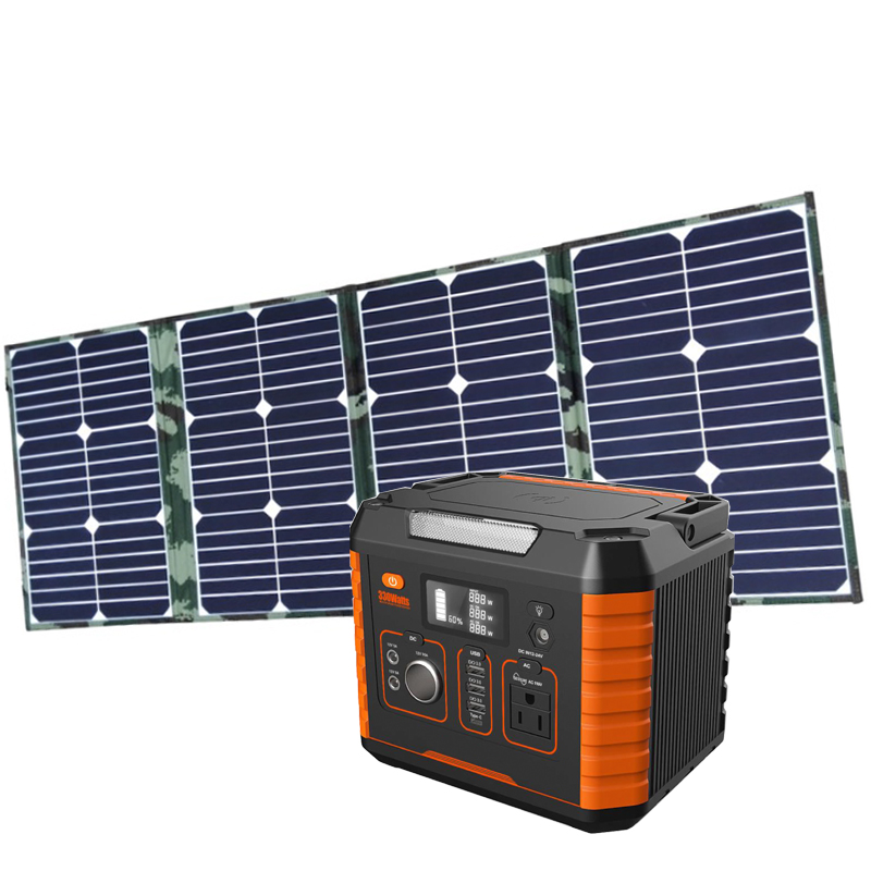 Solar Generator Tv And Lights 500w 1000w Portable Lithium Battery Energy Storage System For Led Light