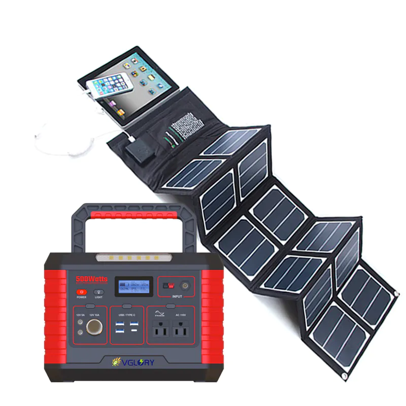 Power Mini Emergency Energy Backup Storage Small Direct Sale Household Home Portable Solar System