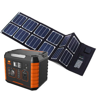 Off-grid Outdoor Helper Power Station 500w 1000w 1kw Ground Mounting Solar Generator For Monitoring System