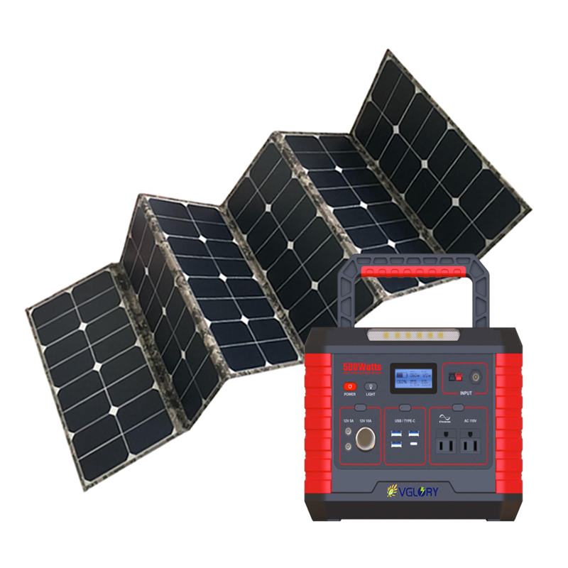 Inventor Lighting Indoor Power System High Quality 1000w Small Portable Solar Generator For Homes