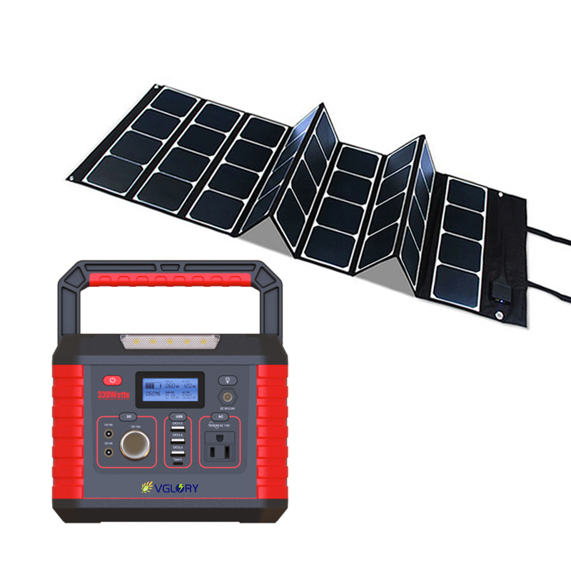 300 Watt Portable Mini Generater Indoor Panels System Generators Solar Power Generator For Home Use