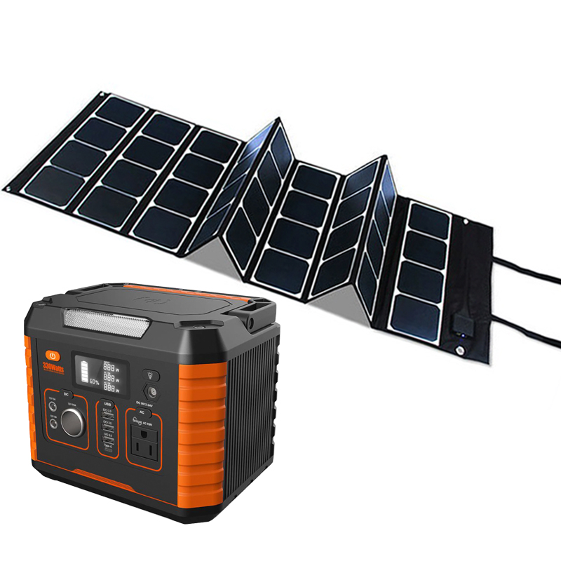Power Home 24v 48v 300w Lifepo4 Lithium Generator Off Grid Portable Solar Usb Charging Battery Pack