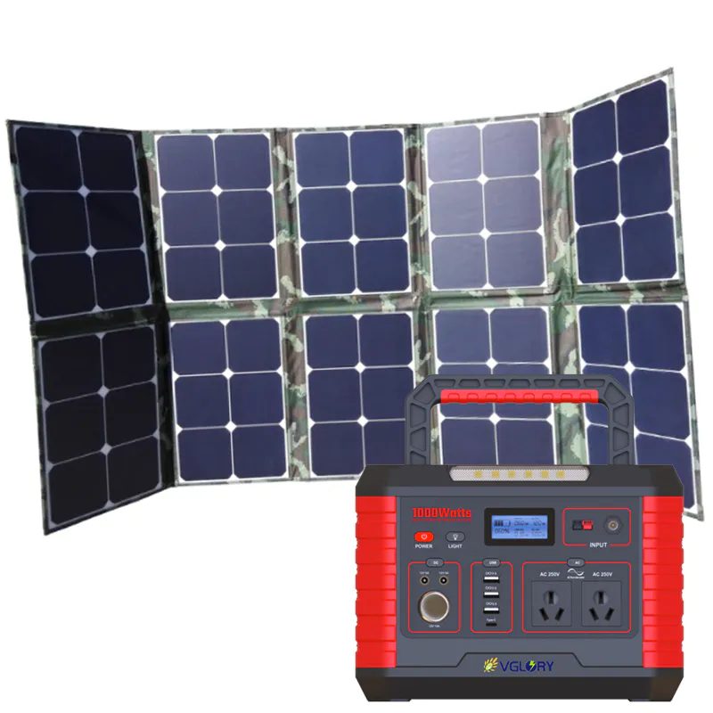 Sale 110v 220v Power Mobile Station 1000w Battery Packs Off Grid 500w Solar Home Generator System
