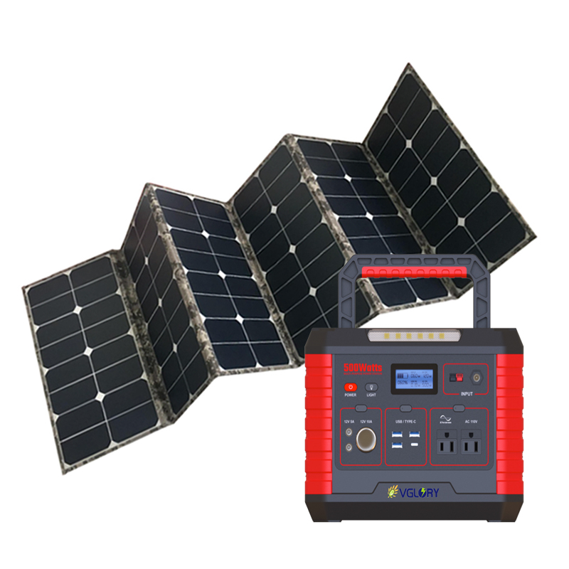 High Efficiency System Portable Commercial Panel Kits New Style 1000w Solar Power Systems Inverters