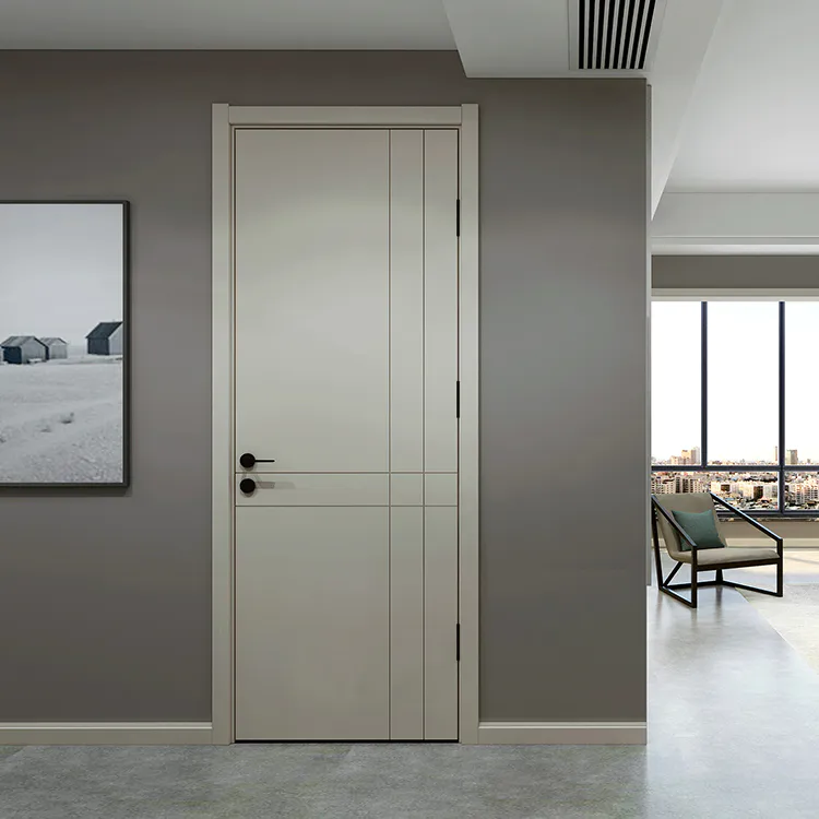 Luxury Solid Teak Wood Single Design Wooden Master Bedroom Door Design For Living Room