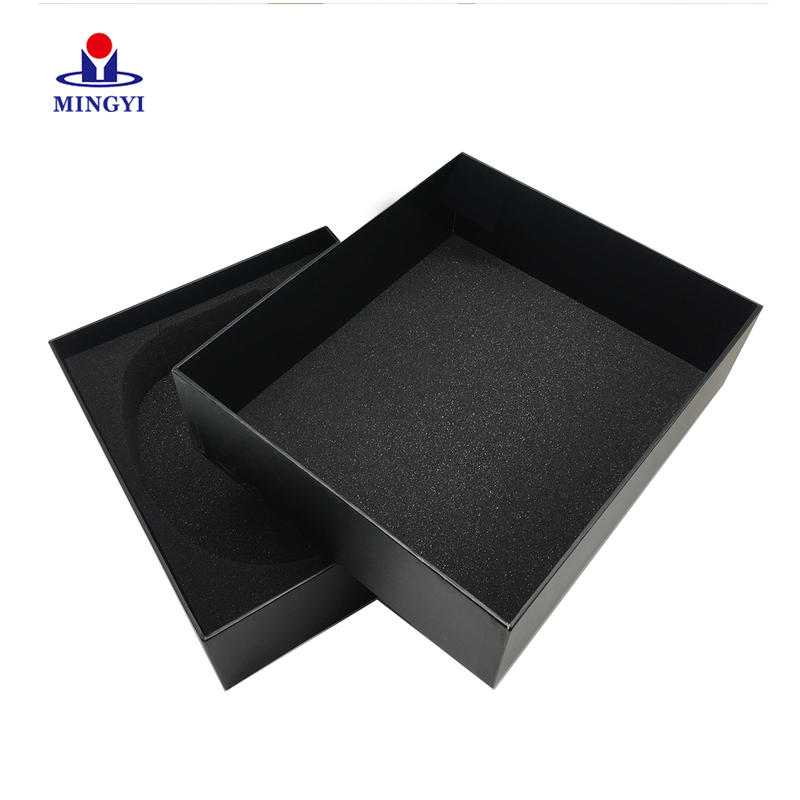 Custom printing square full color small paper packaging Lift-off Lid gift box for jewelry