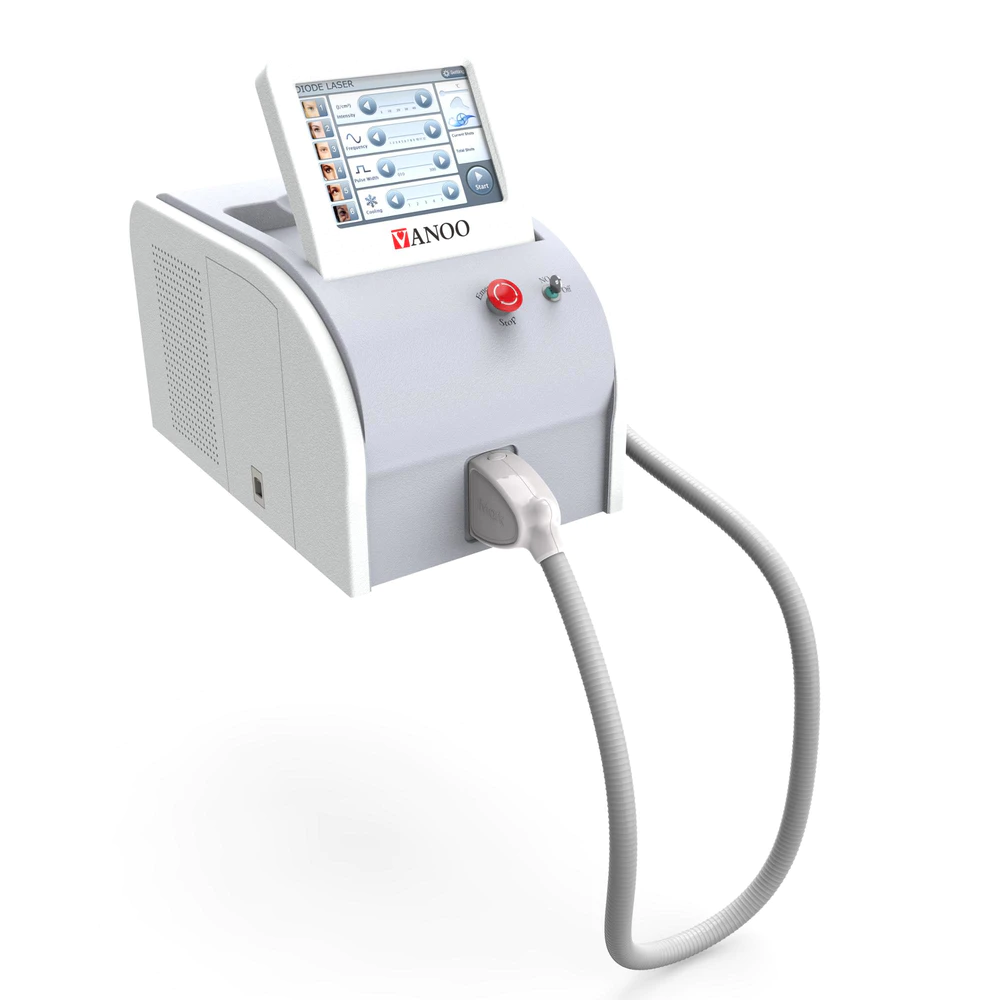 MDR medical CE TUV approval ISO 13485 Germany Micro channel Portable 808nm diode laser hair removal machine with folded screen