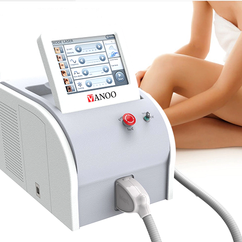 Portable cooling and painless 808nm diode laser hair removal machine facial rejuvenation machine