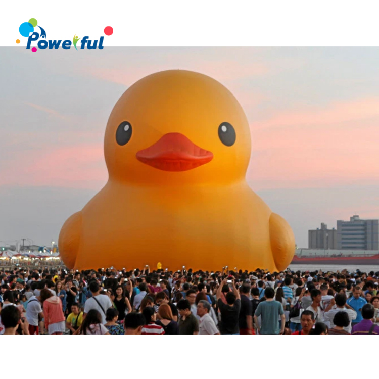 giant inflatable promotion duck /yellow duck for pool floating