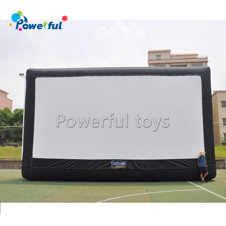 Portable inflatable drive-in cinema movie screen,inflatable outdoor cinema, home air screen for sale