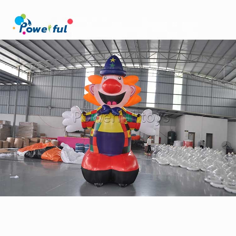 Hot sale 4mH inflatable clown decoration model for advertising