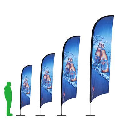 Custom printed feather flags banners double sided teardrop banner stand swooper flags