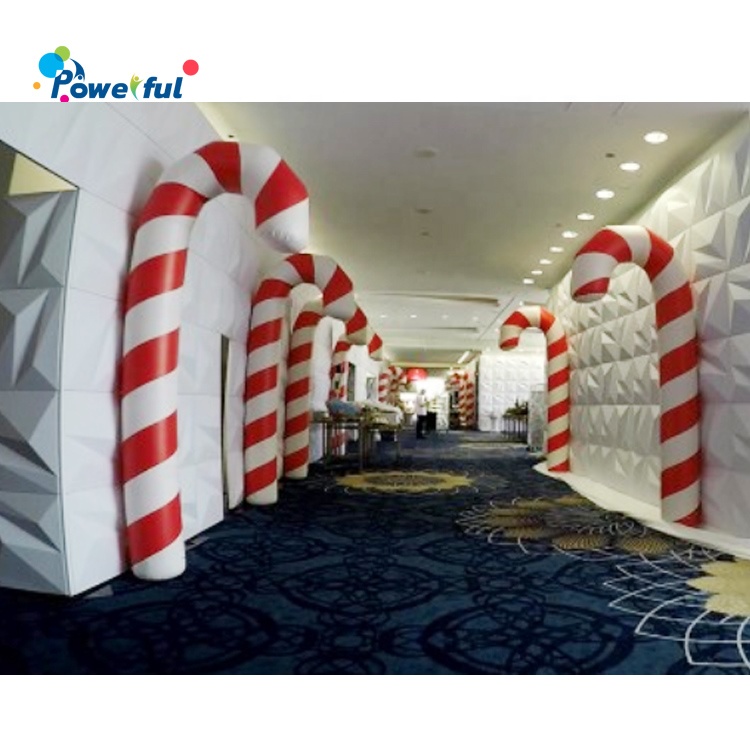 2020 New style outdoor large inflatable Christmas decoration candy canes