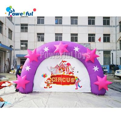 Outdoor advertising event promotion inflatable star arch entrance for sale