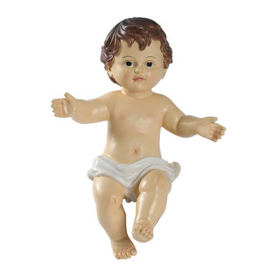 6cm resin little Baby Jesus without clothes statue religious jesus birth statues