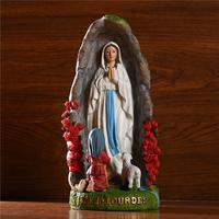 Resin N.D. LOURDES Wholesale Catholic Religious Items Catholic Mary Statues Wholesale