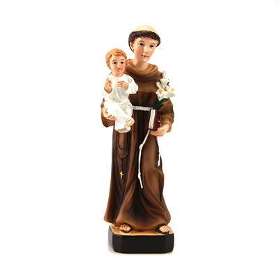 12cm antonio with baby in the right hand antonio figurines religious antonio catholic religious statue