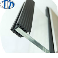flexible U shape EPDM ,PVC rubber strip for Slotted tubeto protection sealing