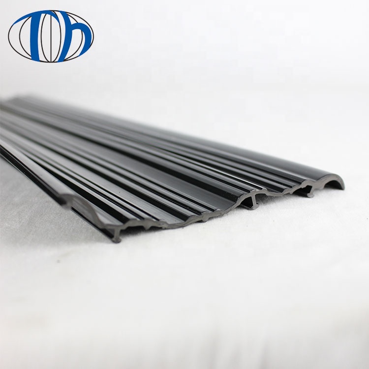 153*2 mm PVC anti - skip strip rubber strip sealgate rubber strip door seal gate
