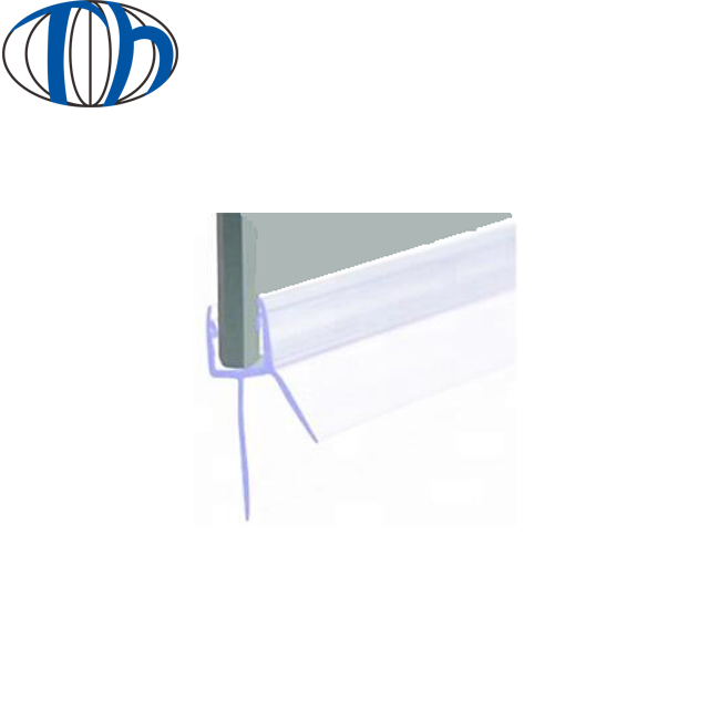 PVC rubber u f h l channel bottom aluminiumshower window seal door protection strip
