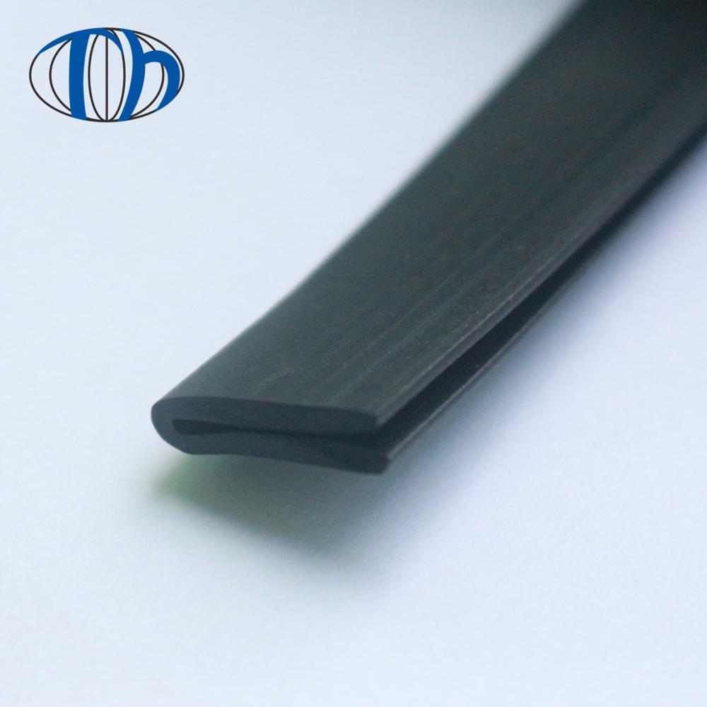 15 x 4mm EPDM small U channel anticollision soundproof EPDM seal strip