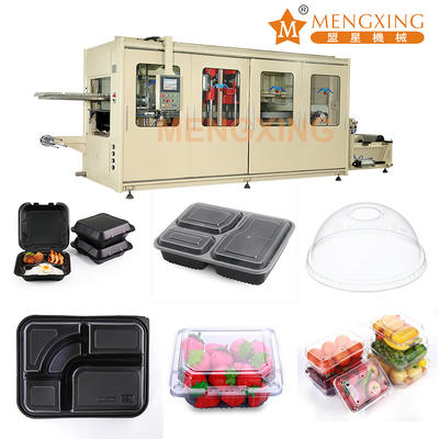 Automatic Plastic Food Box Cover Container Lids Food Grade PP Thermoforming Making Machine Egg Tray Vacuum Forming